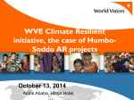 WVE climate resilient initiative