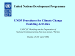 UNDP Procedures