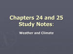 Chapters 24 and 25 Study Notes: