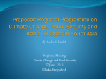 Proposed regional programme on Climate Change, Food Security