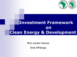 Clean Energy Development & Investment Framework