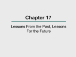 Chapter 15 Lessons from the Past, Lessons for the Future.
