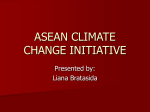 asean climate change initiative
