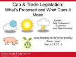 Cap & Trade Legislation: What`s Proposed and What Does It Mean.