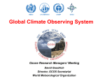 Global Climate Observing System (GCOS) (David Goodrich, GCOS