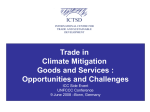 Trade in Climate Mitigation Goods and Services