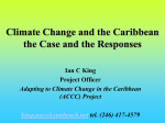 Climate Change and the Caribbean - Organization of American States