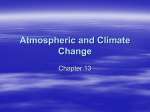 Atmospheric and Climate Change