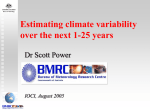 Dr. Scott Power, BMRC - Indian Ocean Climate Initiative