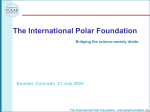 Polar Regions - Cooperative Institute for Research in Environmental