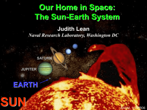 Sun-Earth System