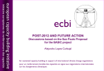 post-2012 and future action - European Capacity Building Initiative