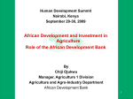 Report Horiz Template - African Development Bank