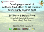 emissions from highly organic soils Jo Smith & Helen Flynn