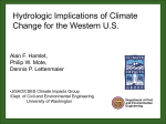 Hydrologic Implications of Climate Change for the Western US