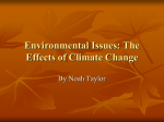 Environmental Issues: The Effects of Climate Change