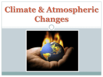 Climate and Atmospheric Changes