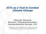 ICTs and Climate Change