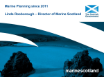 Marine Planning in Scotland