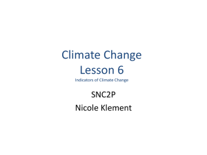 Climate Change L6 - Nicole