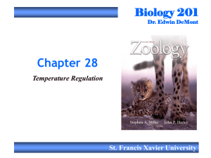 St. Francis Xavier University Third Year Biology Courses