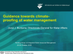 Guidance towards climate-proofing of water management