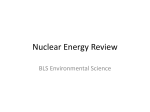 Nuclear Energy Review