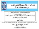 Hydrological Impacts of Global Climate Change