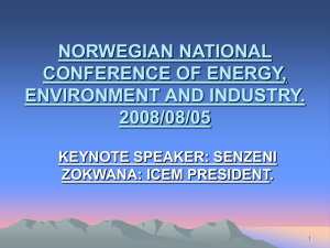 norwegian national conference of energy, environment