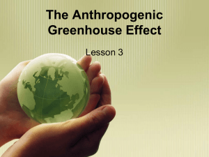 Sources of Greenhouse Gases