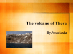 The volcano of Thera