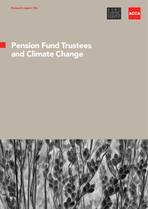Pension Fund Trustees and Climate Change Research report 106