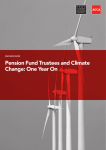 Pension Fund Trustees and climate change: one Year on Discussion PaPer
