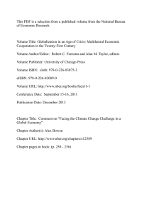 This PDF is a selection from a published volume from... of Economic Research