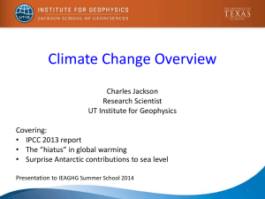 Climate Change Overview