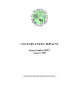 LNG FUEL CYCLE: IMPACTS Report Number PH3/5 January 1999