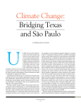 U Climate Change: Bridging Texas and São Paulo