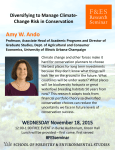Amy W. Ando Diversifying to Manage Climate‐ Change Risk in Conservation