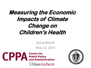 Measuring the Economic Impacts of Climate Change on Children’s Health