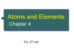 Elements and Compounds Chapter 3