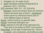 PowerPoint Review Answers- Matter, Atoms, and Chemical Bonds