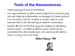Tool of the Nanosciences