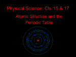 Physical Science: Ch. 10 - Pleasant Hill Elementary School