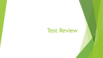 Test Review - Dublin City Schools