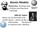 Atomic Models: