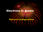 Electrons in Atoms - Brunswick City Schools / Homepage