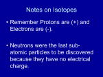isotopes notes