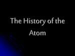 History of the atom -naperville north