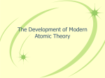 Development of Atomic Theory Notes