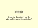 isotopes